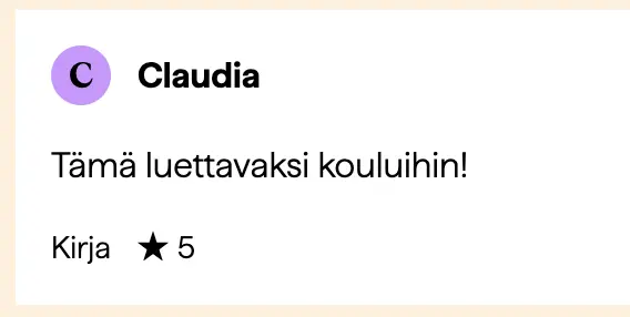 Claudian arvostelu: Tämä luettavaksi kouluihin!