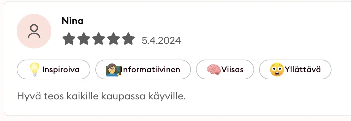 Ninan viiden tähden arvostelu Supermarket Survival -kirjasta
